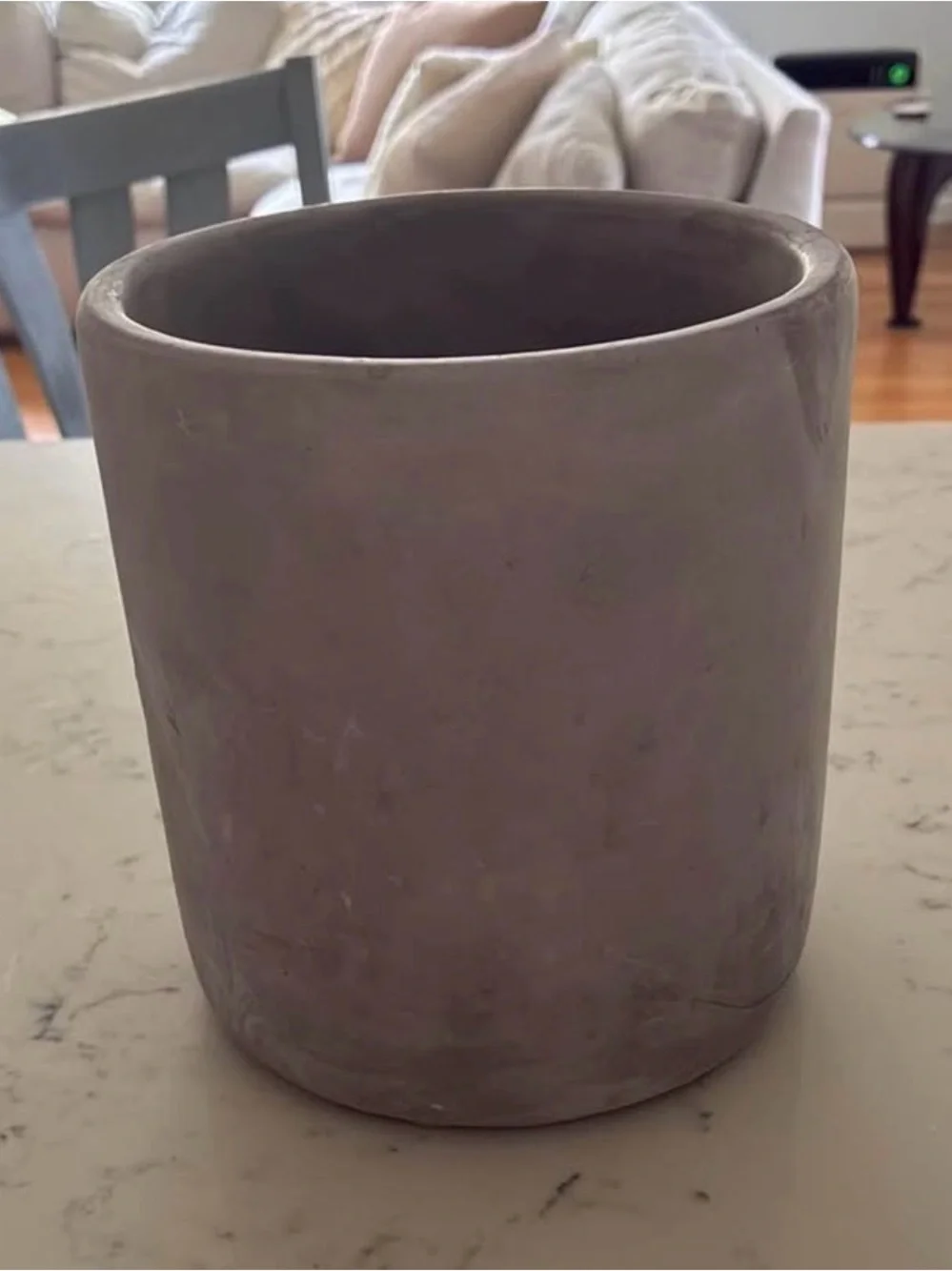 clay whimsical gray kitchen utensil holder